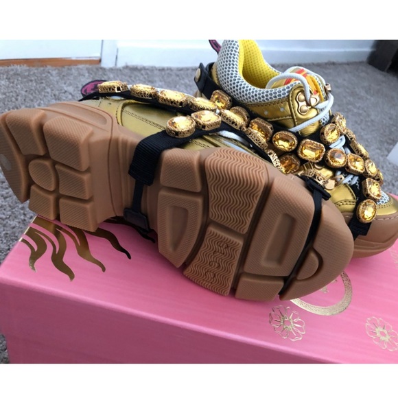 GUCCI CRYSTAL SNEAKER - Picture 8 of 8